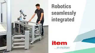 Robot cells and base structures: Modular, mobile and flexible – with item