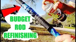 Affordable Fishing Rod Refinishing at Home, Budget Remodeling (DIY)