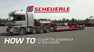 SCHEUERLE EuroCompact - How to couple the gooseneck to the lowbed
