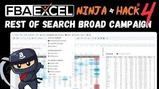 FBAExcel Ninja Hack #4 - Try this Amazon PPC Campaign for Great Performance!