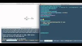 YaTeX demo : typeset