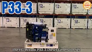 FG Wilson P33-3 Diesel Generator Set (Open)