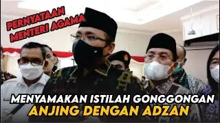 Viral, Pernyataan Menteri Agama yang Diduga Menyamakan Istilah Gonggongan Anjing Dengan Adzan