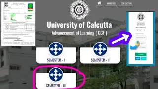 3RD SEMESTER EXAMINATION FORM FILL UP PROCESS || CALCUTTA UNIVERSITY || HOW TO FILL CU EXAM FORM