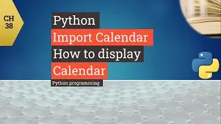 Python Calendar #Shorts