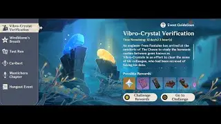 Genshin Impact - Vibro-Crystal Verification Day 5