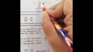 Thales theorem and converse class 10