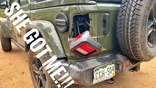 Hit at a Stop Sign -  Jeep Down