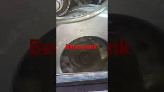 Bent crankshaft