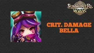 COBA GANTI BUILD BELLA KE CRIT DAMAGE - SUMMONERS WAR SKY ARENA INDONESIA