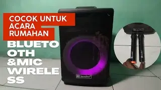 SPEAKER PORTABEL MIC WIRELESS