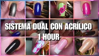 1 HOUR Nail Art Videos ( SHORTS ) Compilation | Dual System with Acrylic 💅🏻💅🏻💅🏻