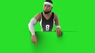 3D Basketball Magic: Green Screen Animated Action| 