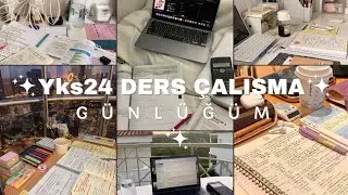 yks24 ders çalışma günlüğüm #6 ✨️, benimle birlikte 2 gün, yazı nasıl değerlendirdik~