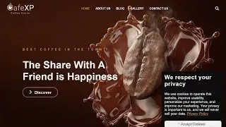 HTML, CSS and JavaScript website || coffee bean website || build by Shaykh Mirzaban