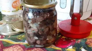 Жареные грибы,консервируем на зиму.