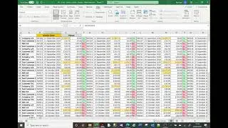 MS Excel including viewing large data, freeze, zoom and the status bar.