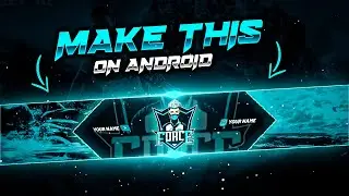 how to make a gaming channel banner free fire