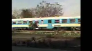 A train passing by silently