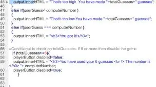 Javascript Number Guess Game 3