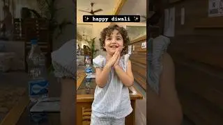 Annika’s happy diwali wishes #shorts