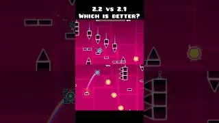 Geometry Dash: Can't Let Go 2.2 VS 2.1 In 1.0 Style! That Drop Is Insane!