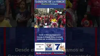 Desde el 2012 que llegamos al Concejo de Bogotá hemos levantado nuestra voz en DEFENSA DE LA VIDA💙