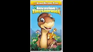 Opening & Closing To The Land Before Time XI Invasion Of The Tinysauruses 2005 VHS