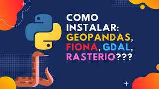 Como instalar pacotes de Geoprocessamento no Anaconda.