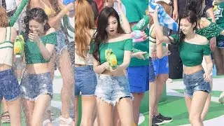 180721 물총 맞고 젖은 블랙핑크 제니 BLACKPINK Jennie 4K 60P 직캠 @ 워터밤 스프라이트 아일랜드 by Spinel