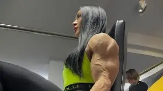 Muscle Goddess Fbb Yuliia Shykula Big Biceps Bigger Ambition! Woman Bodybuilder