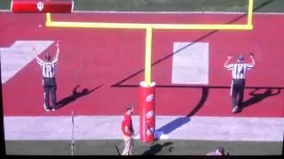Griffin Oakes kicks 58 yard field goal for Indiana