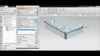 EDGE BLEND I VARIABLE RADIUS FILLET IN NX