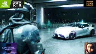 [8K Ray Tracing] Toyota GR Supra 2024 Drift Commercial | Unreal Engine 5