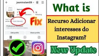 O que é o recurso Adicionar interesses no perfil do Instagram | Novo recurso de perfil do Instagram