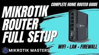 MikroTik hAP Router Full Setup | LAN, WAN, WiFi
