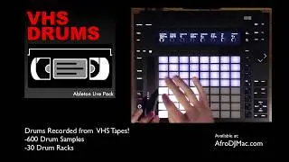 VHS DRUMS Ableton Live Pack