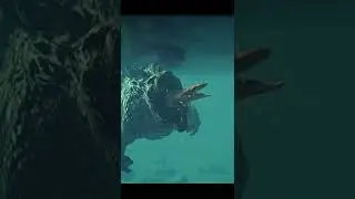 GODZILLA VS MOSASAURUS - JWE2 (slowmo)