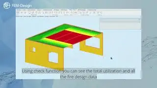 FEM Design CLT Fire Design module