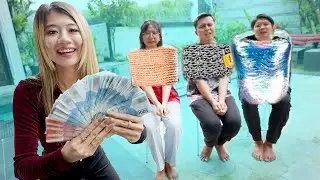 TANTANGAN MELEPASKAN DIRI!! YANG BERHASIL LEPAS DAPAT UANG TUNAI!!