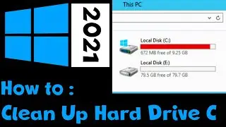 How to : Clean hard drive C | Hard drive C is full,Problem Solved |How to make your computer fast