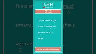 TOEFL Grammar Practice 