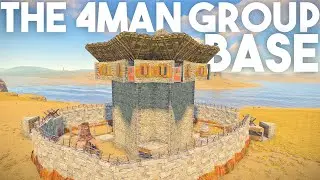 The 4Man Group base - Roof Bunker Base(Inner/Outer Peaks) - Rust