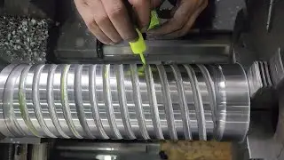 three way thread machining by lathe