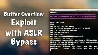 How to Bypass ASLR using an Information Leak (for Stack Overflow Exploit)