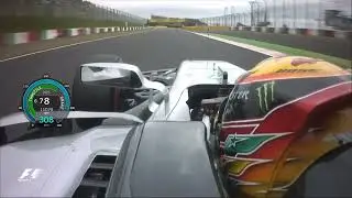 It's easy to forget how fast a F1 car can slow down, here is Hamilton going from 300kph to 100kph