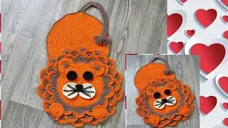 2часть!Мини-коврик!Салфетка/Лëва/крючком/