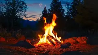 Tranquil Spring Campfire Deep in the Forest 🌿🔥 Soothing Flames for Ultimate Relaxation 🌲✨