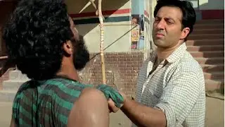 आज का बादशाह तू ,चल मार - सनी देओल का सबसे सुपरहिट सीन - Ghatak Movie - Sunny Deol - Meenakshi