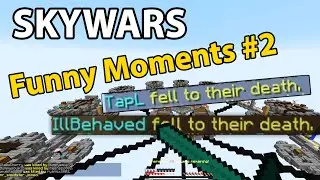 Skywars Funny Moments #2 - Hypixel Skywars - Minecraft // defib